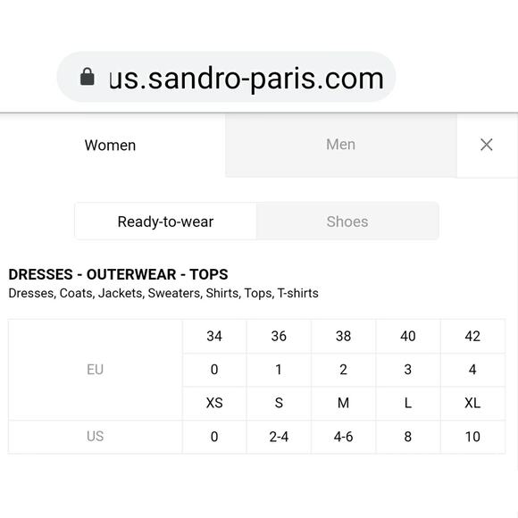 Sandro Paris Warren Beige Scalloped Button Front Romper M NEW Pockets Wide Leg - Picture 9 of 12